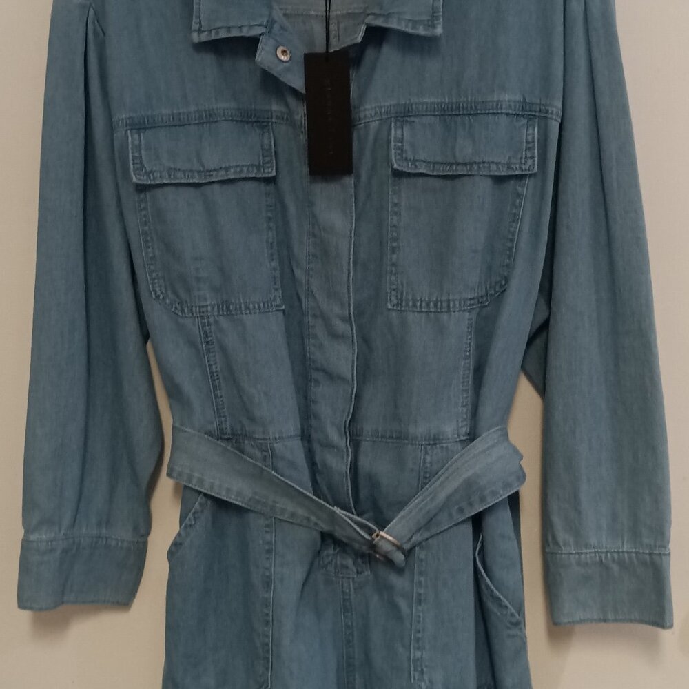 Gianni Bini Denim SHORTS Romper